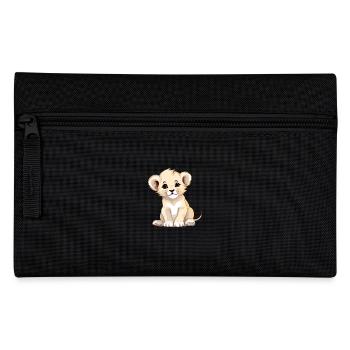 Lopi le bébé lion - Trousse - noir - Devant
