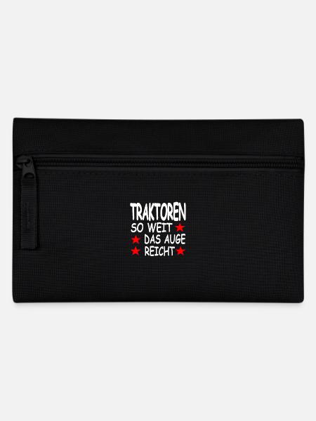 Traktor - Federtasche - Schwarz