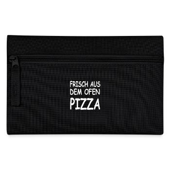 Pizza - Federtasche - Schwarz - Vorne