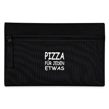 Pizza - Pencil Case - black - Front