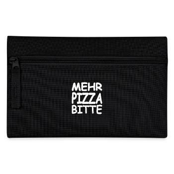 Pizza - Pencil Case - black - Front