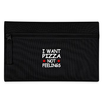 Pizza - Pencil Case - black - Front