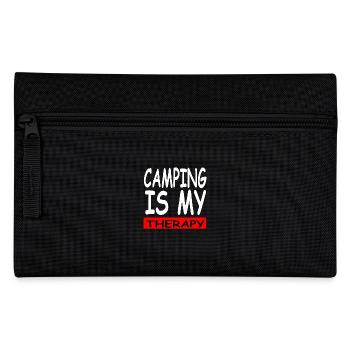 Camping - Federtasche - Schwarz - Vorne