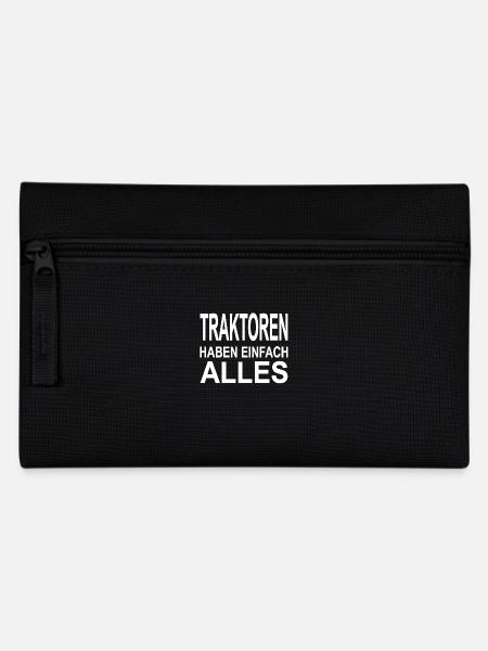 Traktor - Federtasche - Schwarz