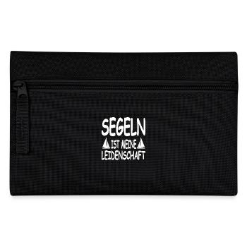 Segeln - Federtasche - Schwarz - Vorne