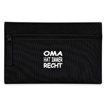 Oma - Federtasche - Schwarz - Vorne