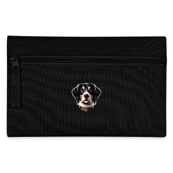 Good Dog's Portrait - Pencil Case - black - Front