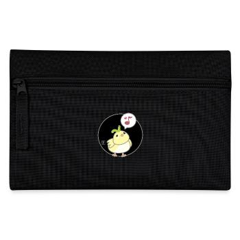 Bird Korean - Japanese Style 02 - Pencil Case - black - Front