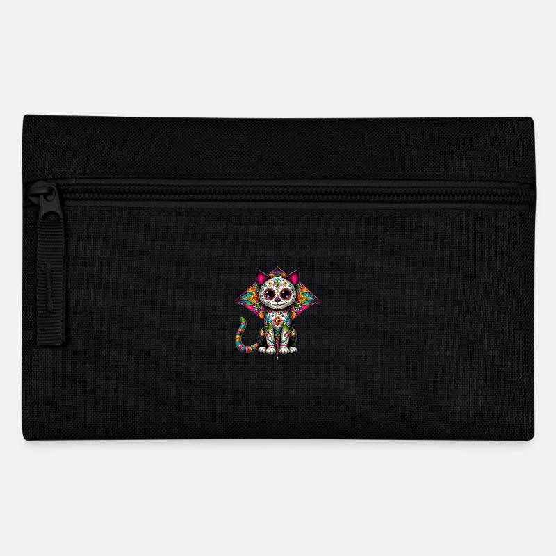 Sugar Skull Gift - Pencil Case - black
