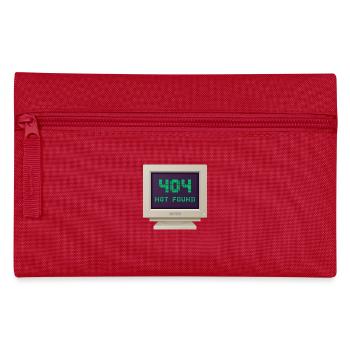 CRT Design - 404 Not found - Pencil Case - red - Front