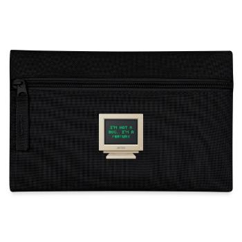 CRT Design - I am not a bug, I am a feature - Pencil Case - black - Front