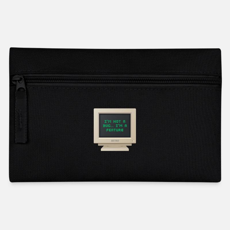 CRT Design - I am not a bug, I am a feature - Trousse - noir