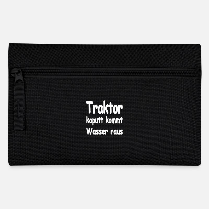 Traktor - Federtasche - Schwarz