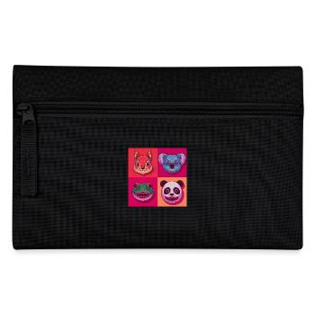 Pop-Art Smile Koala Panda Frosch horror Halloween - Federtasche - Schwarz - Vorne