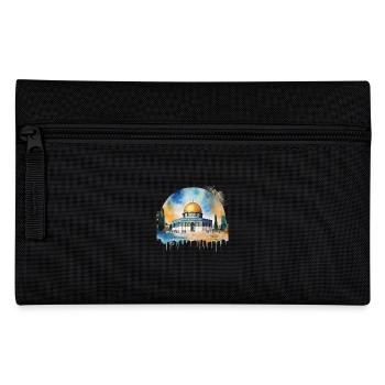Iconic Dome of the Rock Illustration - Pencil Case - black - Front