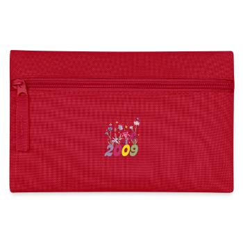Year of birth 2009 wildflowers - Pencil Case - red - Front