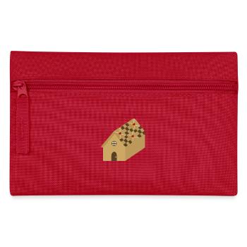 gingerbread house - Pencil Case - red - Front