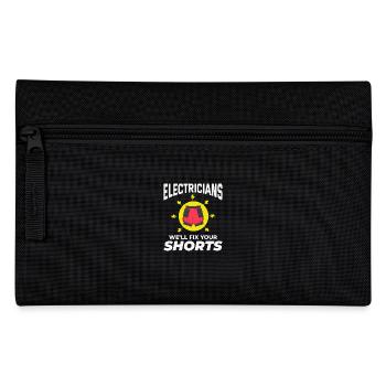 Electrician Humor Electrical Technician Engineer - Pencil Case - black - Front