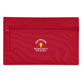 Elektriker Humor Elektrotechniker Ingenieur - Federtasche - Rot - Vorne
