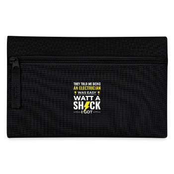 Electrician Humor Electrical Technician Engineer - Pencil Case - black - Front