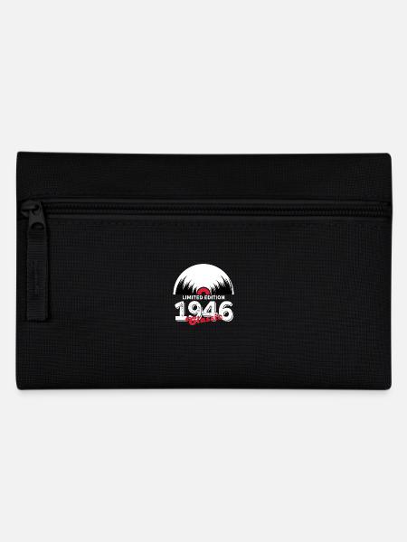 Limitierte Auflage 1946 Klassisches Vinyl - Federtasche - Schwarz