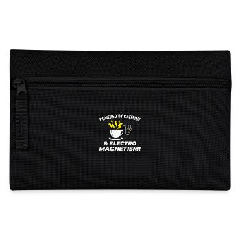 Elektriker Kaffee Elektrotechniker Ingenieur - Federtasche - Schwarz - Vorne