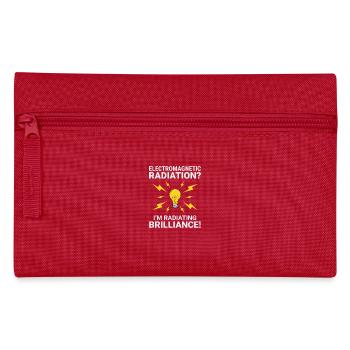 Elektriker Humor Elektrotechniker Ingenieur - Federtasche - Rot - Vorne