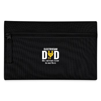 Elektriker Vater Elektrotechniker Ingenieur - Federtasche - Schwarz - Vorne