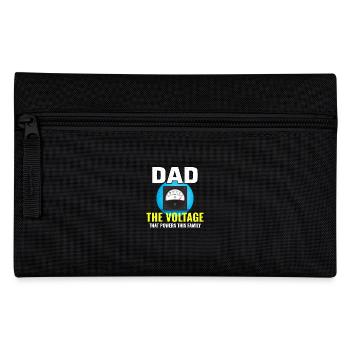 Elektriker Vater Elektrotechniker Ingenieur - Federtasche - Schwarz - Vorne