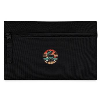 Grill Chill Sommer BBQ Retro Design - Federtasche - Schwarz - Vorne