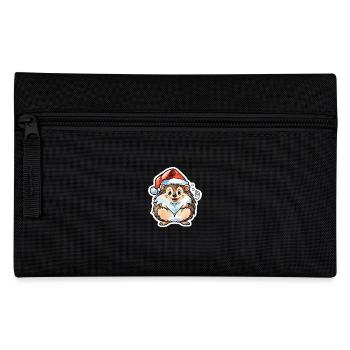 Dessin de Noël hérisson - Trousse - noir - Devant