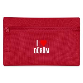 I LOVE DÜRÜM - Federtasche - Rot - Vorne