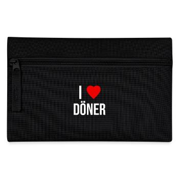 J’ADORE LE KEBAB - Trousse - noir - Devant