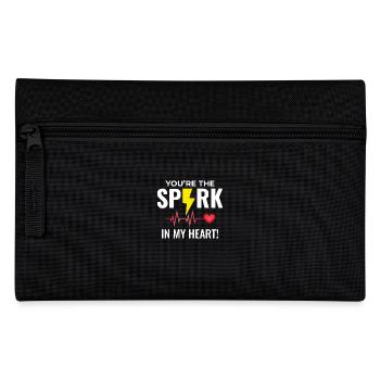 Electrician Valentine: Spark in My Heart - Pencil Case - black - Front