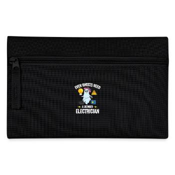 Électricien agréé Halloween Ghost Drôle - Trousse - noir - Devant