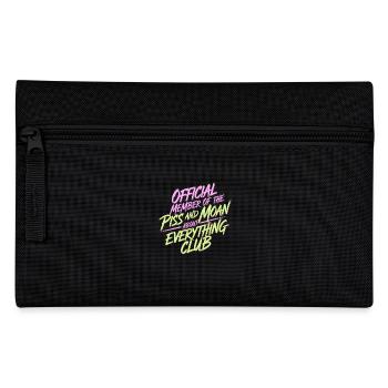 Member of Piss and Moan Club 10 - Federtasche - Schwarz - Vorne