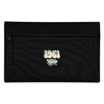1961 Retro Gift Idea - Pencil Case - black - Front