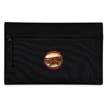 Kebab copieux avec des ingrédients frais - Trousse - noir - Devant