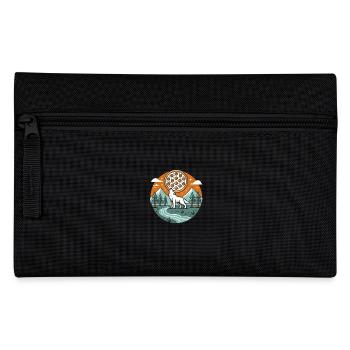 Heulender Wolf mit Pizza Mond - Federtasche - Schwarz - Vorne