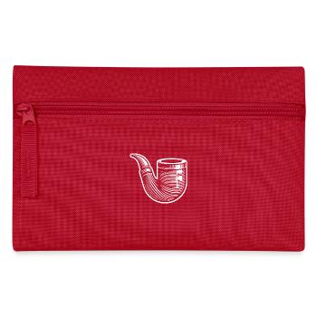 VIntage tobacco pipe with tradition and style - Pencil Case - red - Front