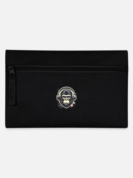 Gorille avec casque Splatter Art - Trousse - noir