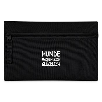 Hunde - Federtasche - Schwarz - Vorne