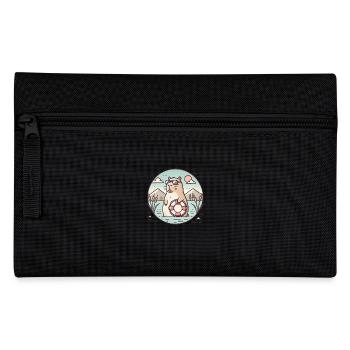 Chill Capybara Beach Vibes Design - Pencil Case - black - Front