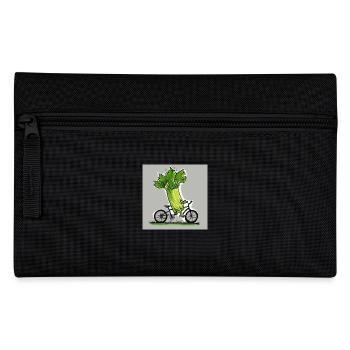 Leek cyclist - Pencil Case - black - Front