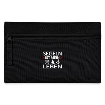 Segeln - Federtasche - Schwarz - Vorne