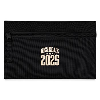 Geselle 2025 Gesellenprüfung - Federtasche - Schwarz - Vorne