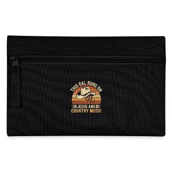 Faith meets country style - Pencil Case - black - Front