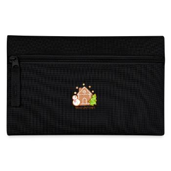 Merry Christmas Cookie - Pencil Case - black - Front