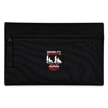 Disability Rights Are Human Rights - Pencil Case - black - Front