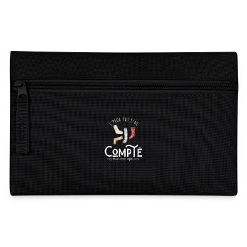 I can't I counted my orphan socks - Pencil Case - black - Front